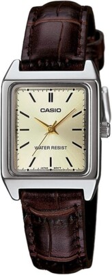 CASIO Collection LTP-V007L-9E Vintage Style Leather Bracelet Women's Watch