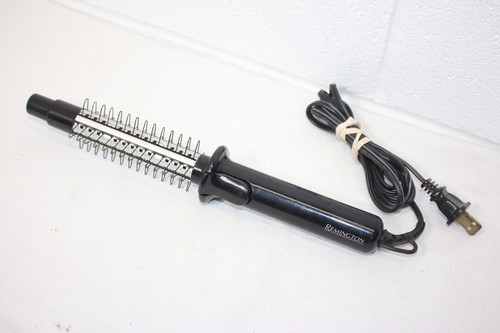 Vintage REMINGTON B-80 Body Builder Metal Finger Hot Curling/Styling Brush .85"