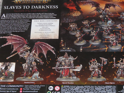 Games Workshop Warhammer Slaves to Darkness Army Set Boxed Set New