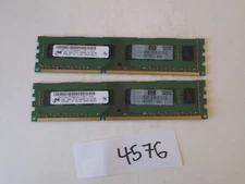 Micron 2x2Gb=4Gb PC3-10600 1333Mhz DDR3 Desktop Memory RAM (4576)