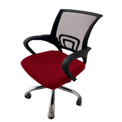 *Samt-Bürostuhlbezug Drehbarer Sitzbezug Computer-Sattelbezug ≥ - Bild 8 von 37