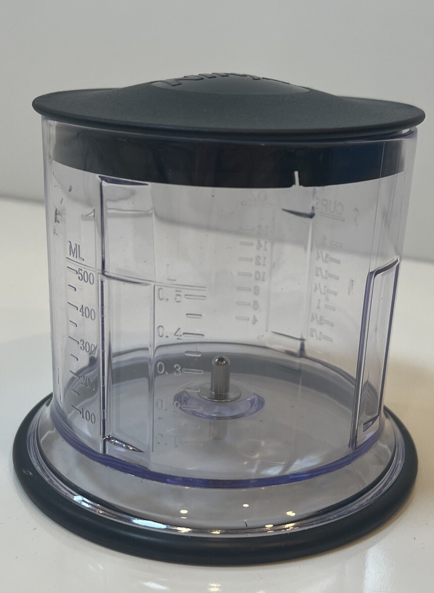 Ninja Master Prep Professional 16 oz 2 Cup Replacement Bowl with Lid QB1005-image