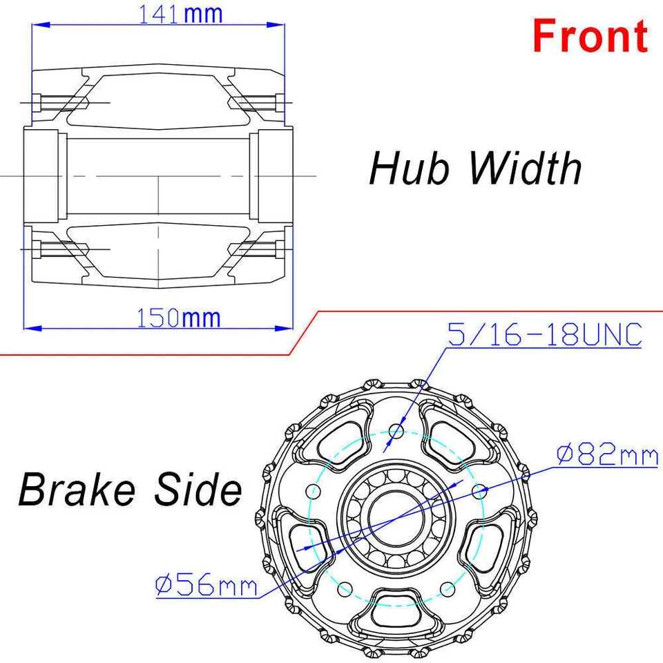 18X3.5 16X3.5 Fat Spoke Wheels Rims for Harley Softail Heritage Classic FLSTC Foto 2 de 4
