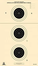 A-23/3 [A23/3] NRA Official 50 Yard Smallbore Rifle Target, on Tagboard (22)