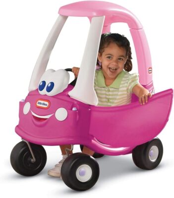 Little Tikes Princess Cozy Coupe Ride-On Toy - Toddler Car Push and Buggy