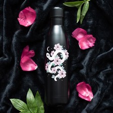 Florale Schlange Metall Wasserflasche