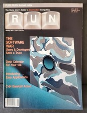 January 1987 RUN Magazine for the Commodore 64 VIC-20