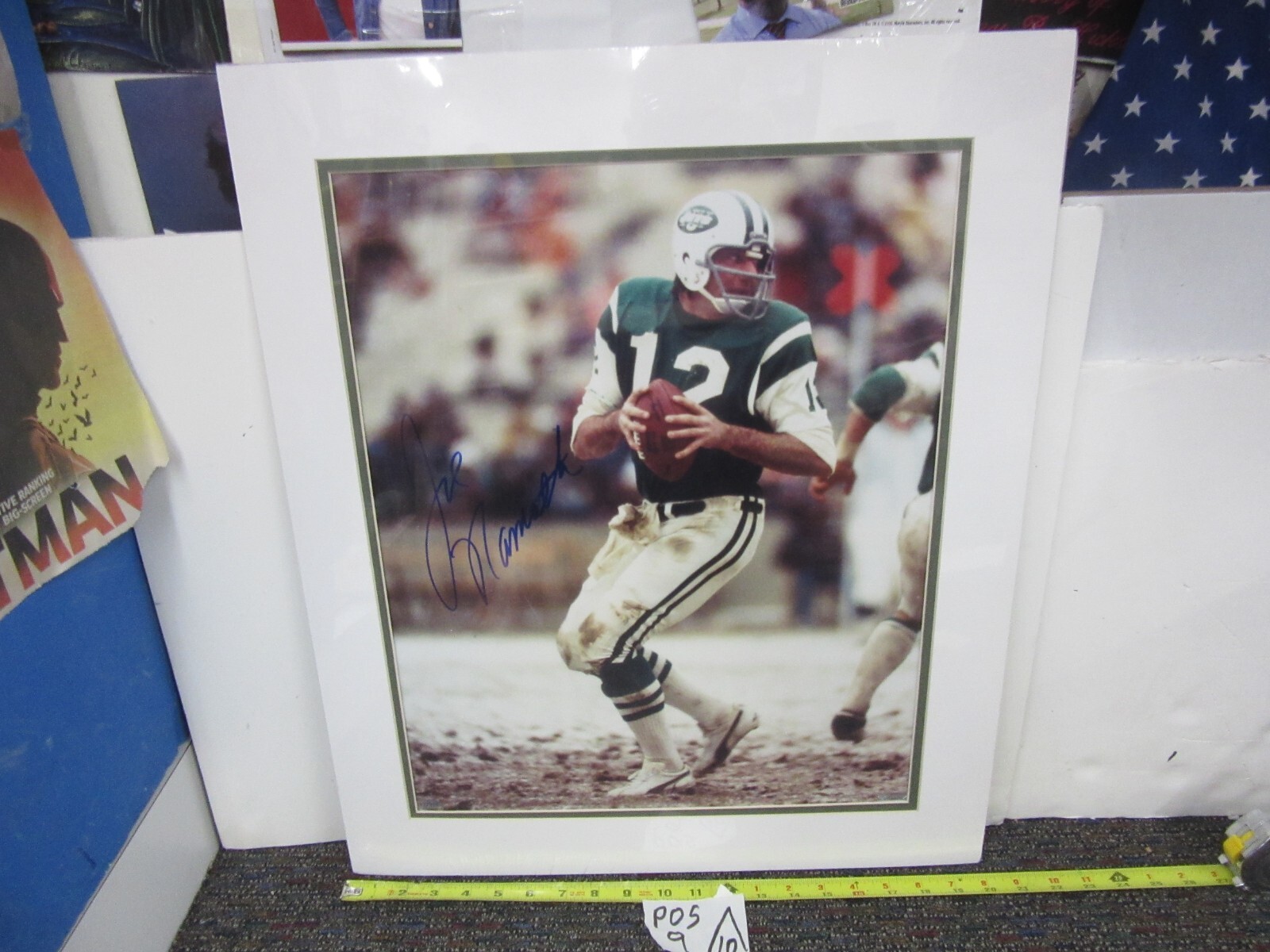 Joe Namath Autographed Signed 16 x 20 photograph Steiner COA 