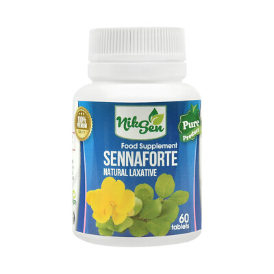 Niksen 120 Senna tablets - Leaf Extract per 15mg, laxative effect, weight lost