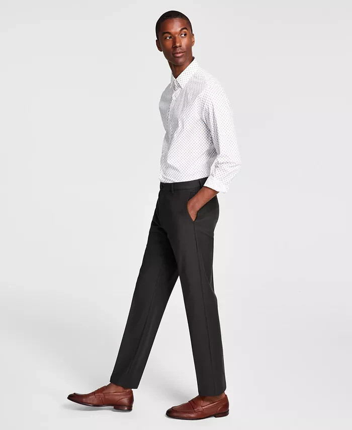 Michael Kors Men's Classic Fit Cotton Stretch Performance Pants 34x34 Dark  Olive | eBay