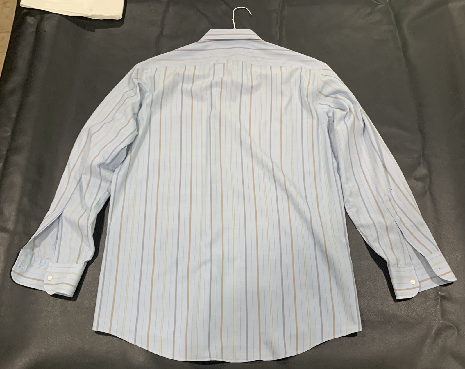 Camicia Yves Saint Laurent con bottoni Uomo 16 Blu con righe Usata