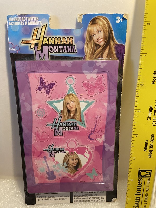 Disney - Hannah Montana Magnet Activities Set - 4"x6" - Sandylion Designs - NIP