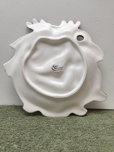 Fitz and Floyd Gift Gallery Reindeer Canopy Cookie Plate Christmas - Picture 3 of 6
