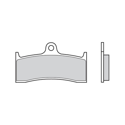 Front Brembo SA Brake Pads for Kawasaki ZX-7 RR 750 1996 > 2002 - Bild 2 von 3