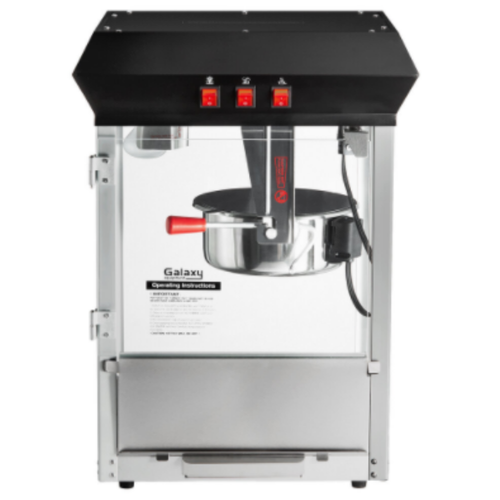 8 oz. Macchina/Popper Elettrico Commerciale per Popcorn 850 Watt 120V Nero - Foto 3 di 12