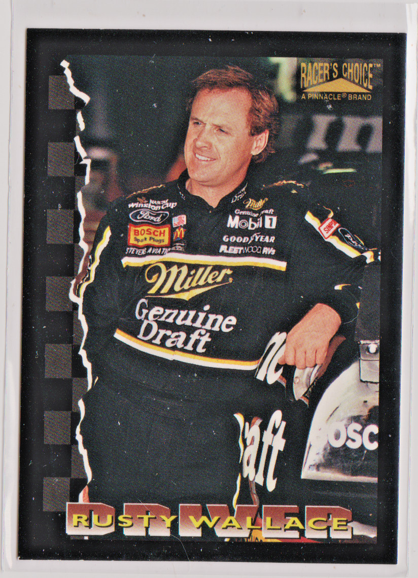 Rusty Wallace Driver 1996 Racer's Choice Card # 2 Near Mint +