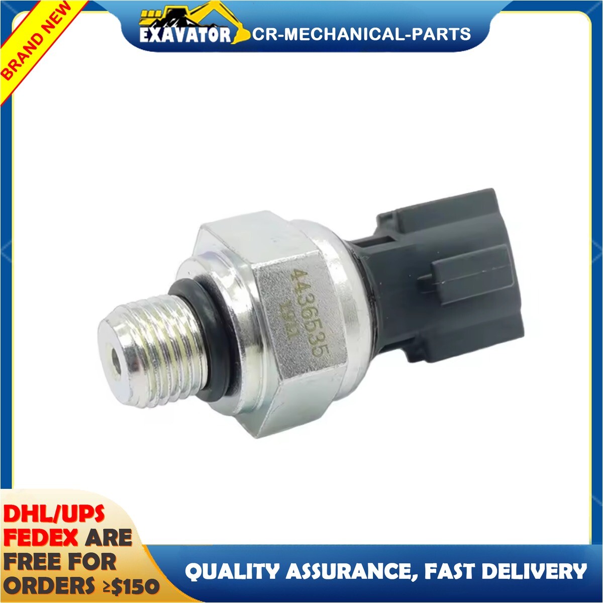 4436535 Low Pressure Sensor For Hitachi ZX200 ZX210 ZX230 | eBay