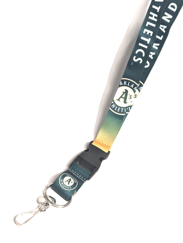 Oakland Athletics Premium Lanyard [NEW] Key Chain Ring Id Holder Badge ...