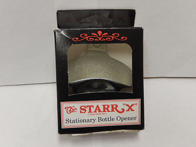 THE STARR X STATIONARY BOTTLE OPENER W/ORIGINAL BOX | eBay