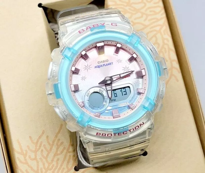 Casio Baby-G Aquaplanet Love the Sea and the Earth Ladies Watch BGA-280AP-7A