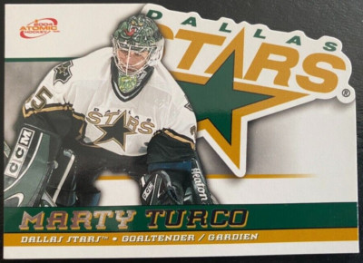 Marty Turco 2003-04 Die-Cut Atomic Hockey 2003 #16 Dallas Stars