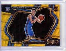 2022-23 Panini Select Asia Tmall CHET HOLMGREN Courtside RC Gold Wave Prizm 4/10