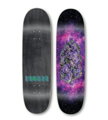 Strangelove 420 Skateboards COSMIC NUG Deck SLICK BOTTOM Art By