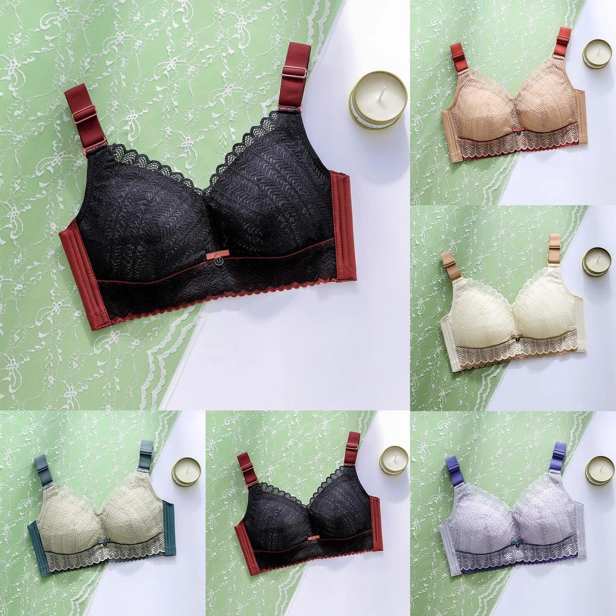 Underwear For Women Push Up Adjustable Bra Tube Top Anti Sagging Breast  Plus