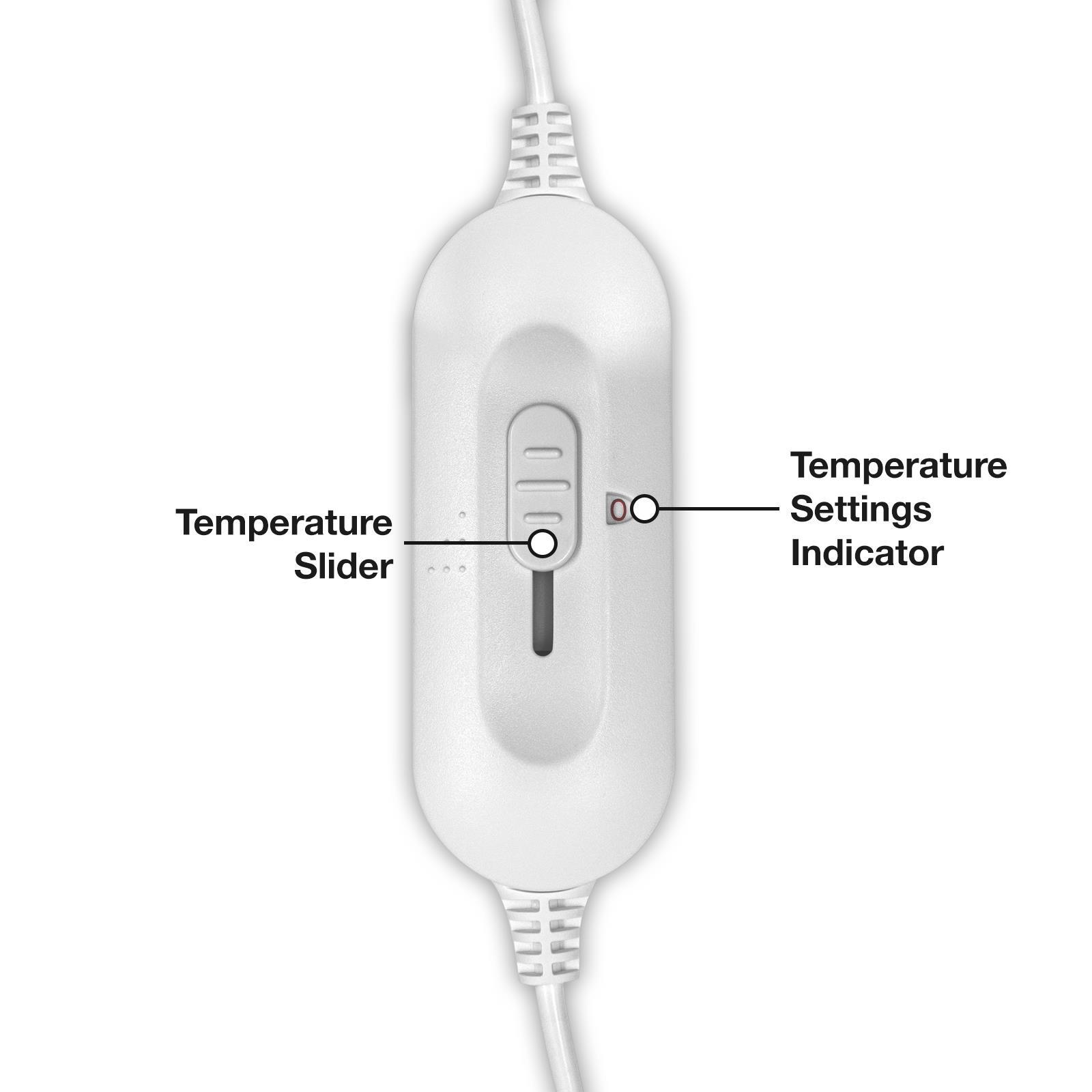 Single Size Electric Under Blanket Heated Control Fitted Bed 3 Heat