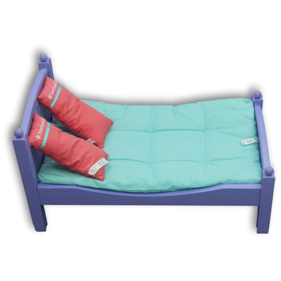 American Girl Collectible Doll House Furniture Bed And Pillows