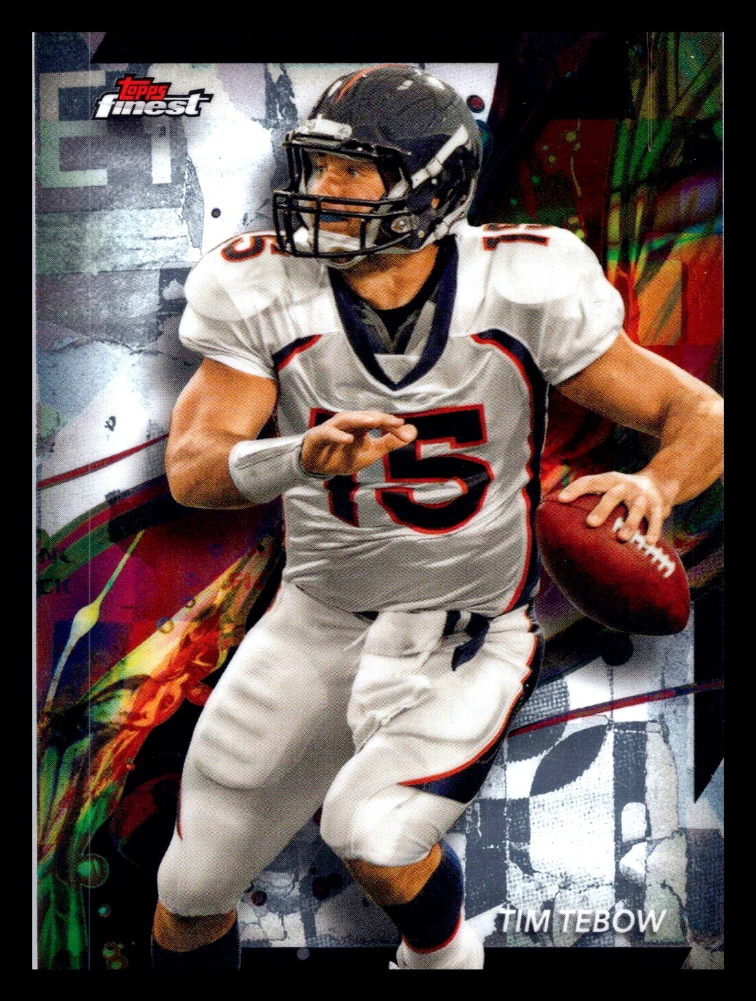 TIM TEBOW 2024 TOPPS FINEST COMMON DENVER BRONCOS #23