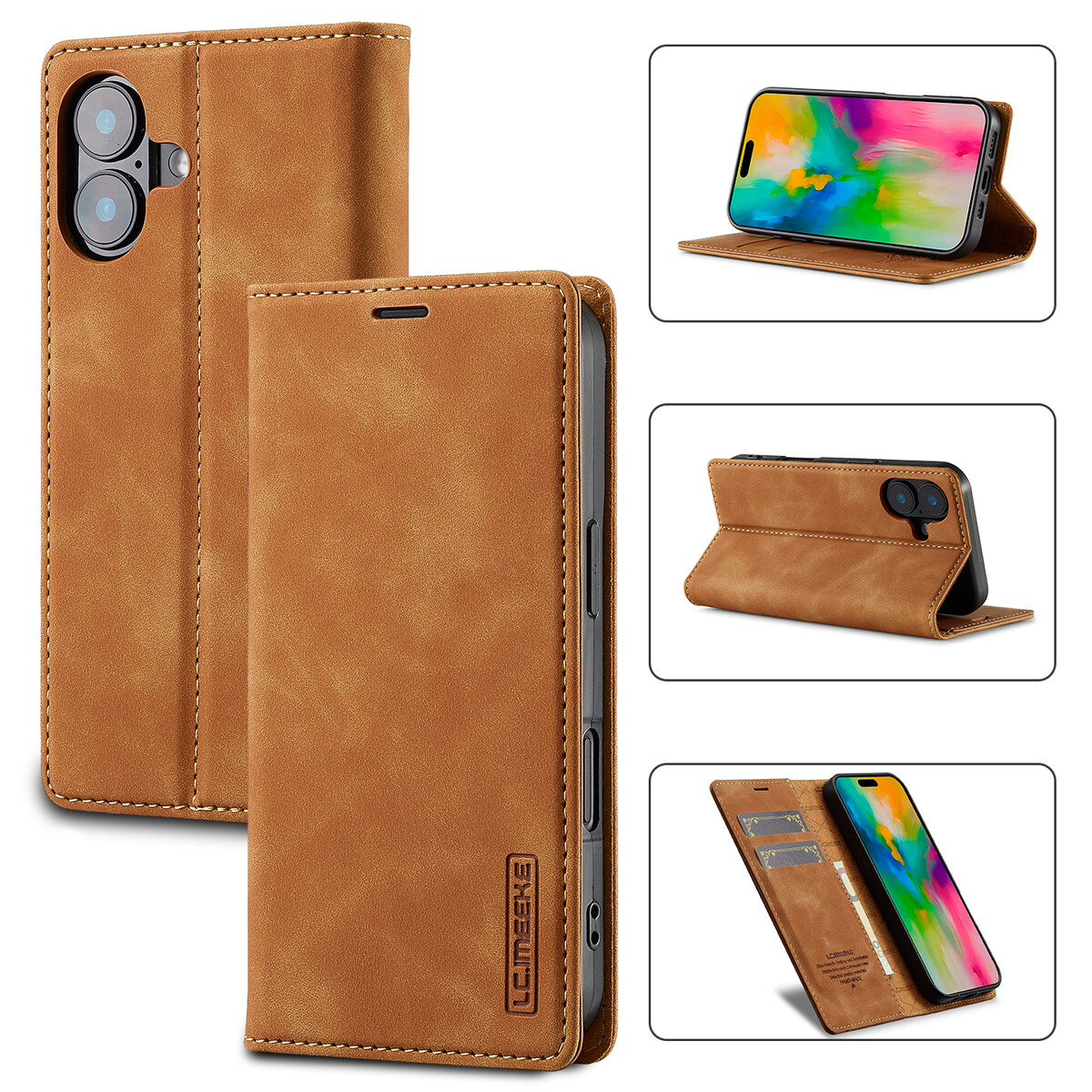 Leather Flip Cover Wallet Case Iphone 10 SHIELDON IPhone X/10 Flip