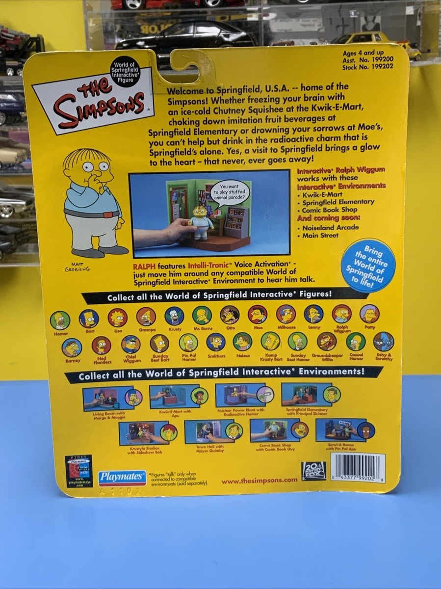 ザ・シンプソンズ Intelli-Tronic フィギュア12→8 The Simpsons Database series 12 Intelli-tronic action figure