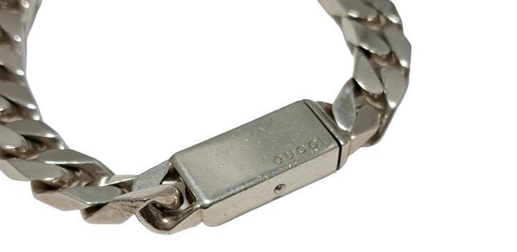 Authentic GUCCI Bracelet Silver SV925 # 19 Accessories Men Authentic GUCCI Bracelet Silver SV925 # 19 Accessories Men