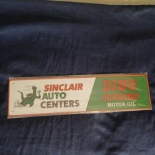 4" X 15-3/4" Metal Sign Wall Art Man Cave Garage Bar Gas Station Dino Supreme