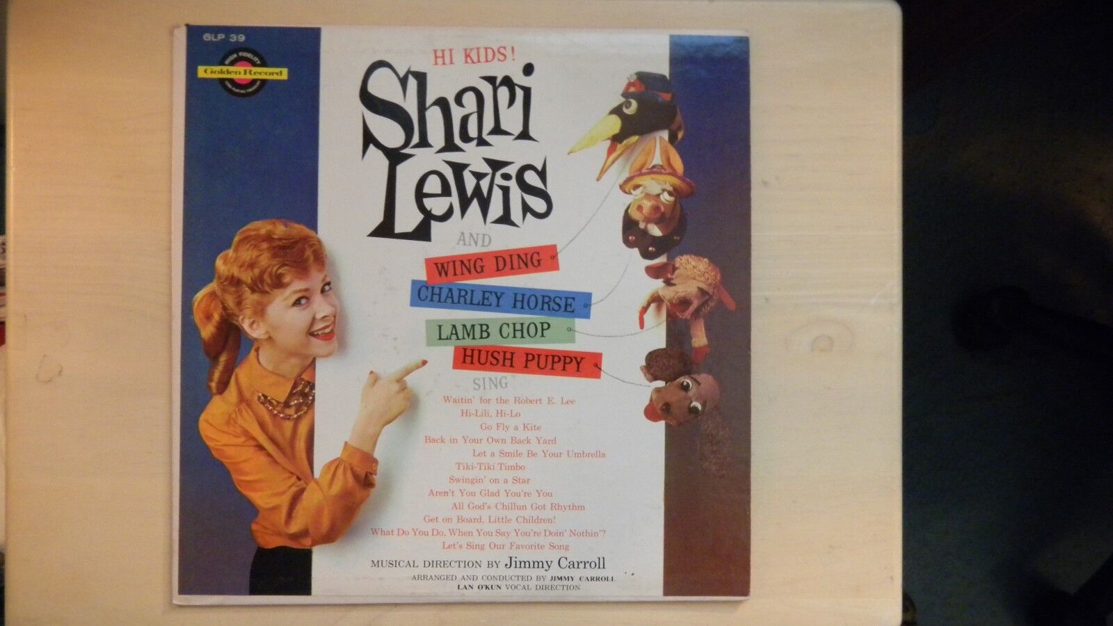 Golden Records HI KIDS! SHARI LEWIS LP 1962