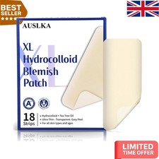 18 Large Hydrocolloid Spot Patches for Fast Blemish Treatment - All Skin Types
