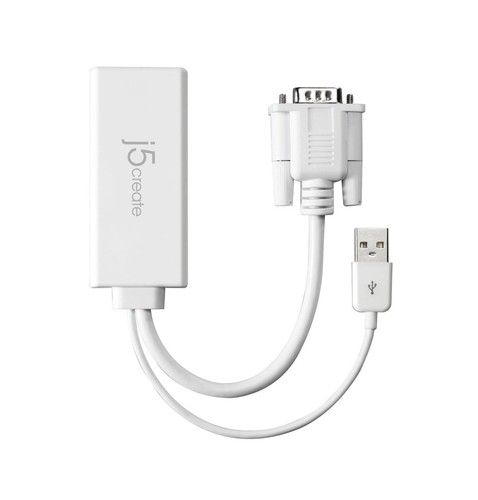 J5 Create VGA To HDMI Video + Audio Adapter White JDA204 - 第 5/9 張圖片