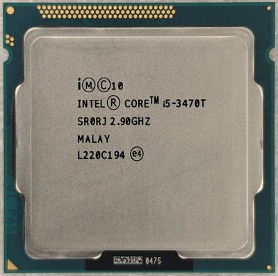 Intel Core i5-3470T SR0RJ Dual Core Processor 2.9 GHz, Socket LGA1155, 35W CPU