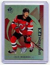 2024-25 SP Authentic Spectrum FX Gold Jack Hughes 49/50 New Jersey Devils #S-9