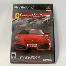 Ferrari Challenge Trofeo Pirelli PS2 System 3 Racing Simulation Driving Game New