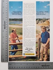 Caterpillar Vintage Industrial Ephemera Magazine Print Ad Mining Aggregate