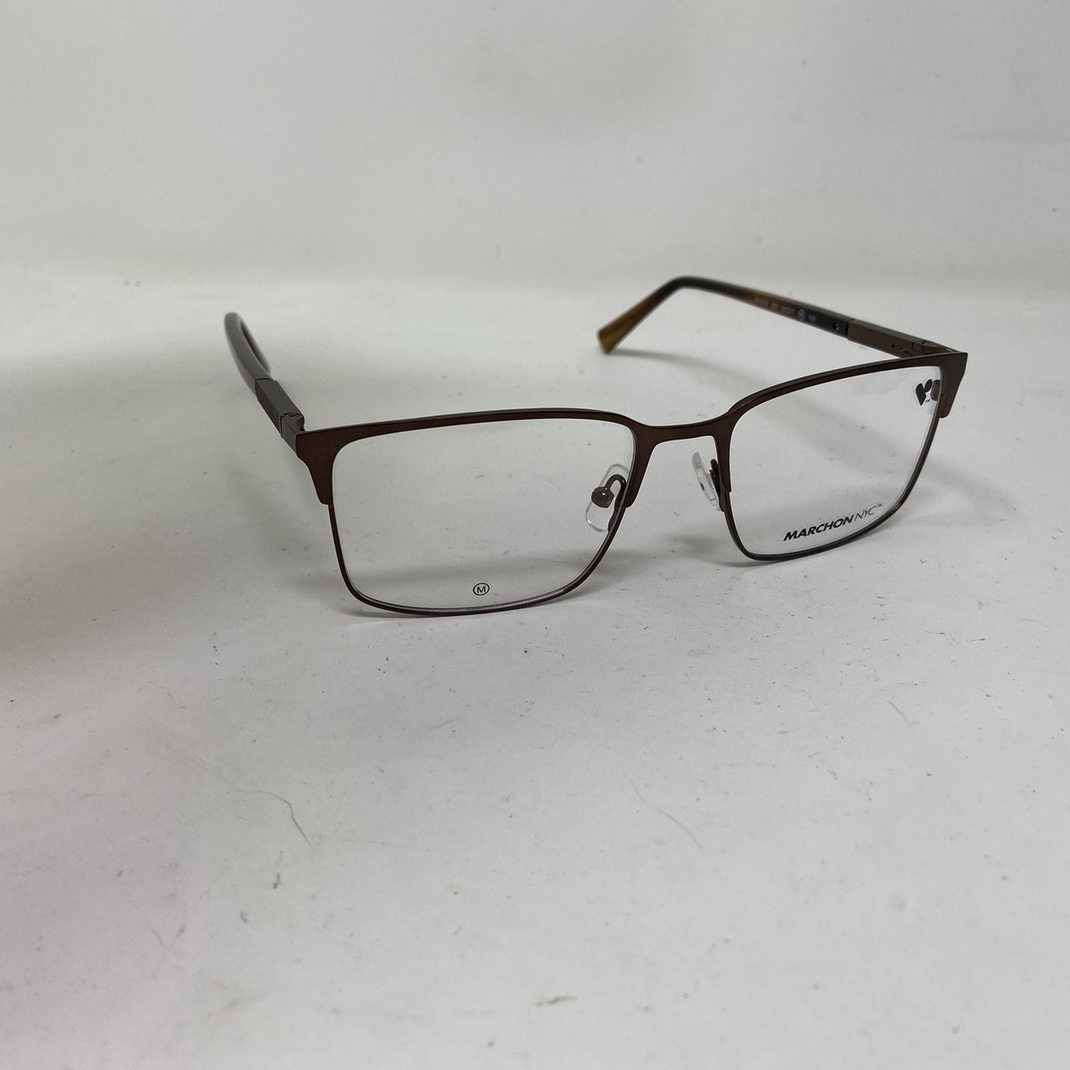 【mo2030seigan】 MARCHON NYC M-2030 201 53-17-145 Brown Flex Hinge Eyeglasses KR13