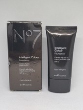 Boots No7 Intelligent Colour Foundation MEDIUM Spf6 Hypo Allergenic New No Seal 