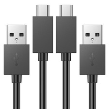 Pelidox PS5 Controller Charger   2 Pack 5FT OEM Original Fast Charging Black