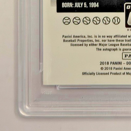 2018 Donruss Optic Shohei Ohtani Rated Rookie Auto PSA/DNA Auto 8 RC view 12