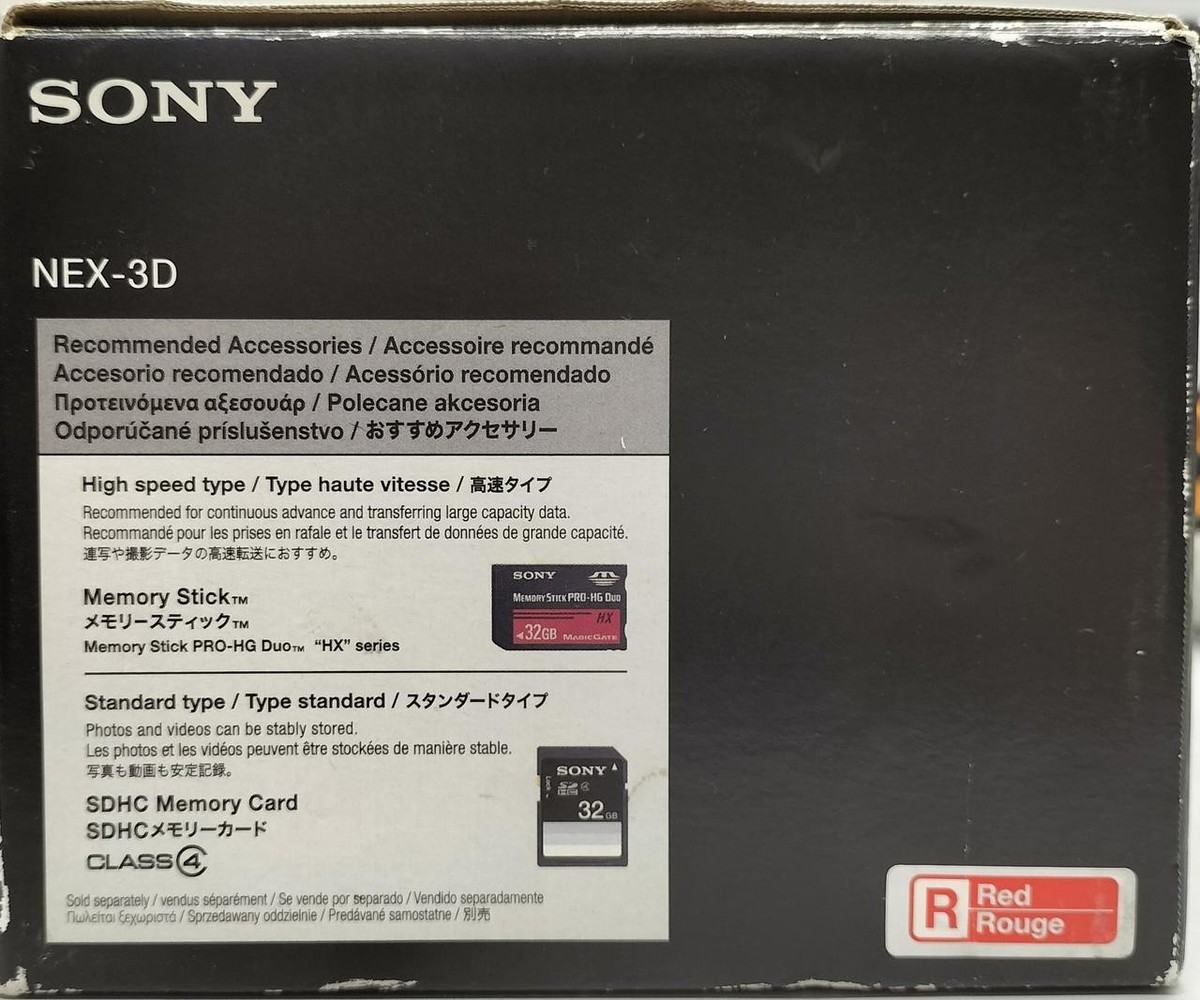 Sony Nex-3D Interchangeable Lens Digital Camera | eBay