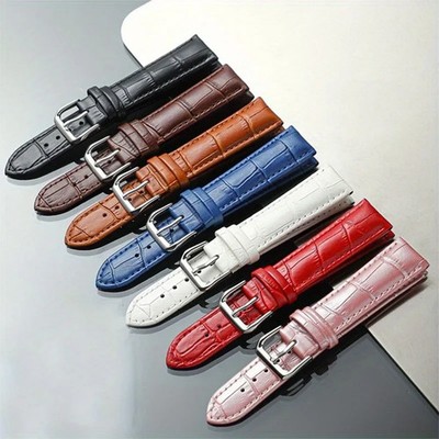 Quick Release Genuine Leather Watch Strap Band 12 14 16 17 18 19 20 22 23 24mm