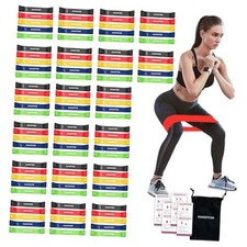 100 PCS Bulk Resistance Bands, Loop Exercise Bands Set for Gym Colorful 100 PCS