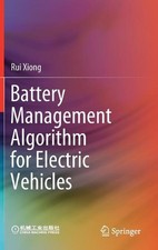 Battery Management Algorithm for Electric Vehicles by Rui Xiong (English) Hardco